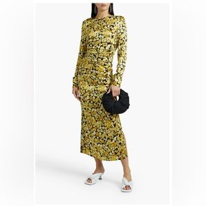 GANNI Floral Print Midi Dress - Size 36 - NEW WITH TAGS